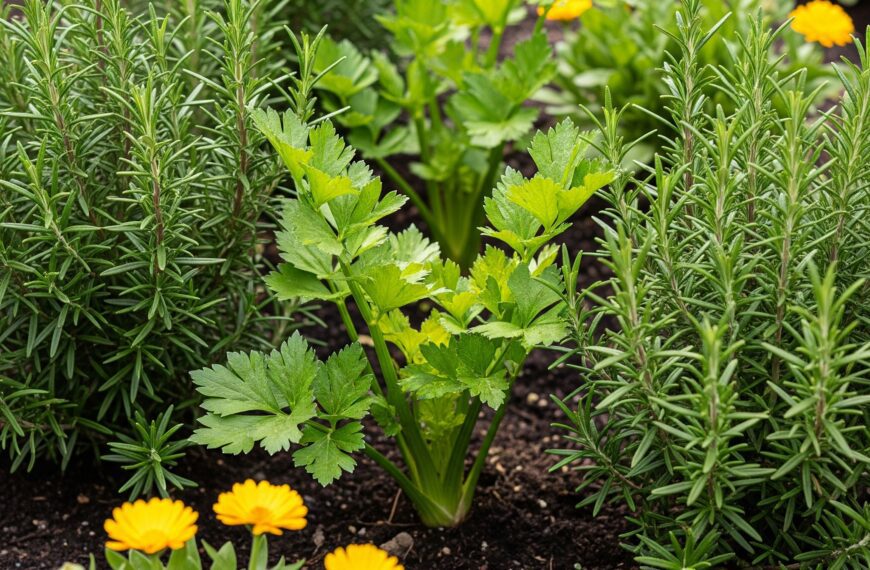 Co sadzić obok selera?