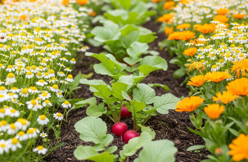 Co sadzić obok rzodkiewki?