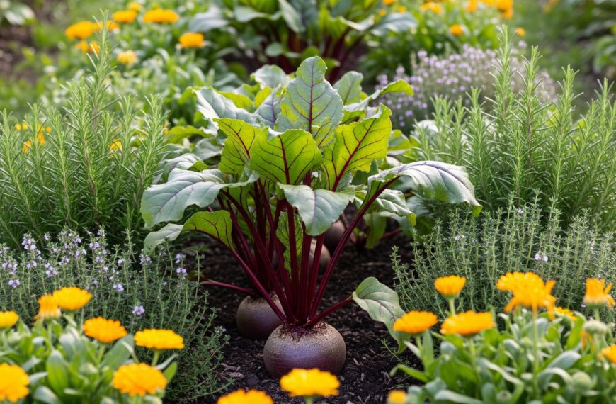 Co sadzić obok buraków?