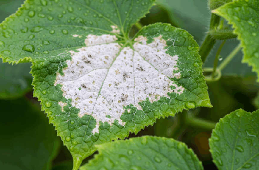 Mączniak rzekomy ogórka – jak rozpoznać i zwalczać chorobę