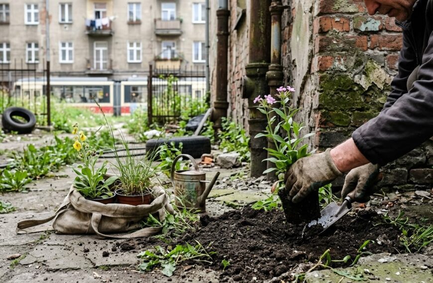 Guerilla gardening, czyli jak zacząć uprawę roślin w przestrzeni miejskiej